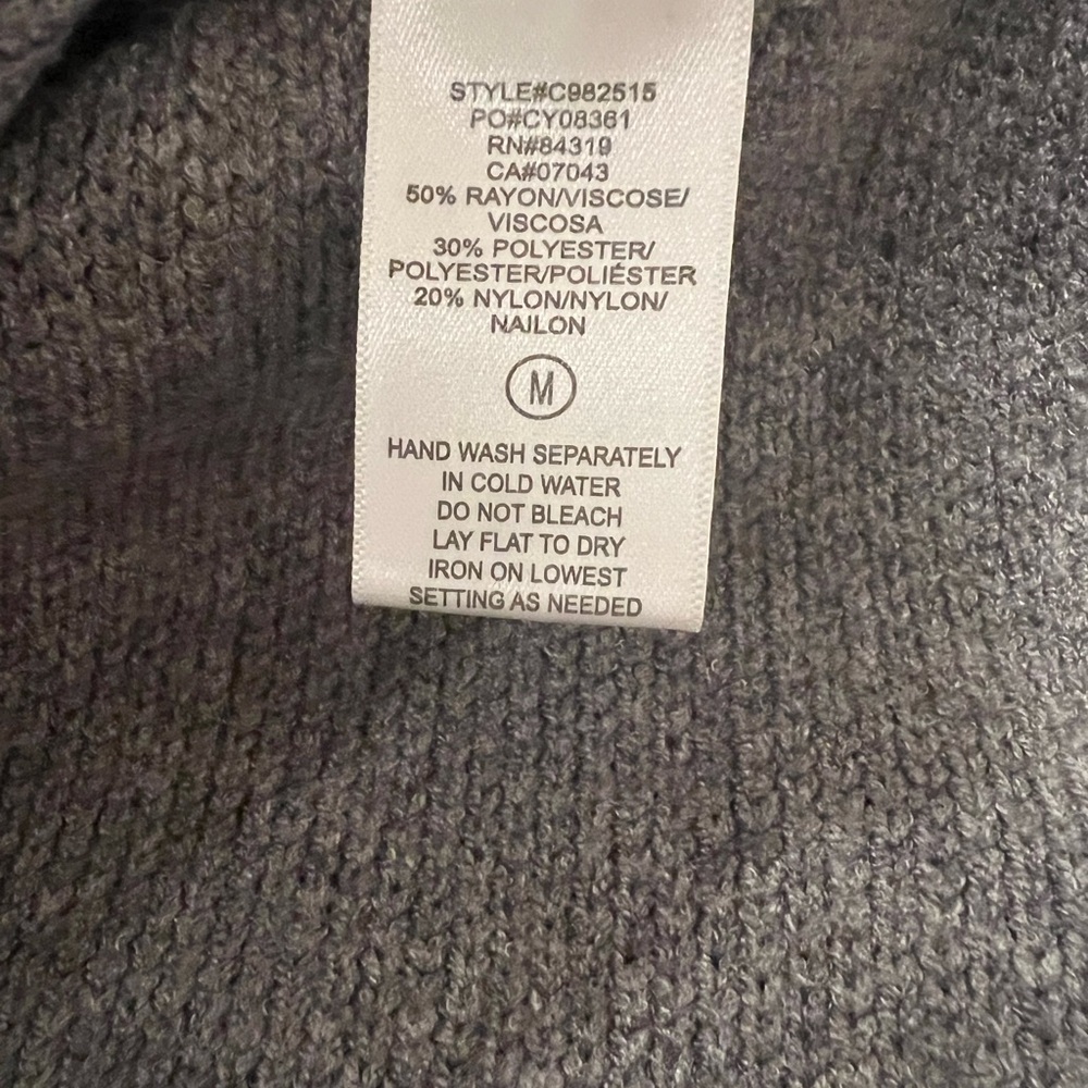 Cyrus Charcoal Button-Up Women's Cardigan - Picture 4 of 7